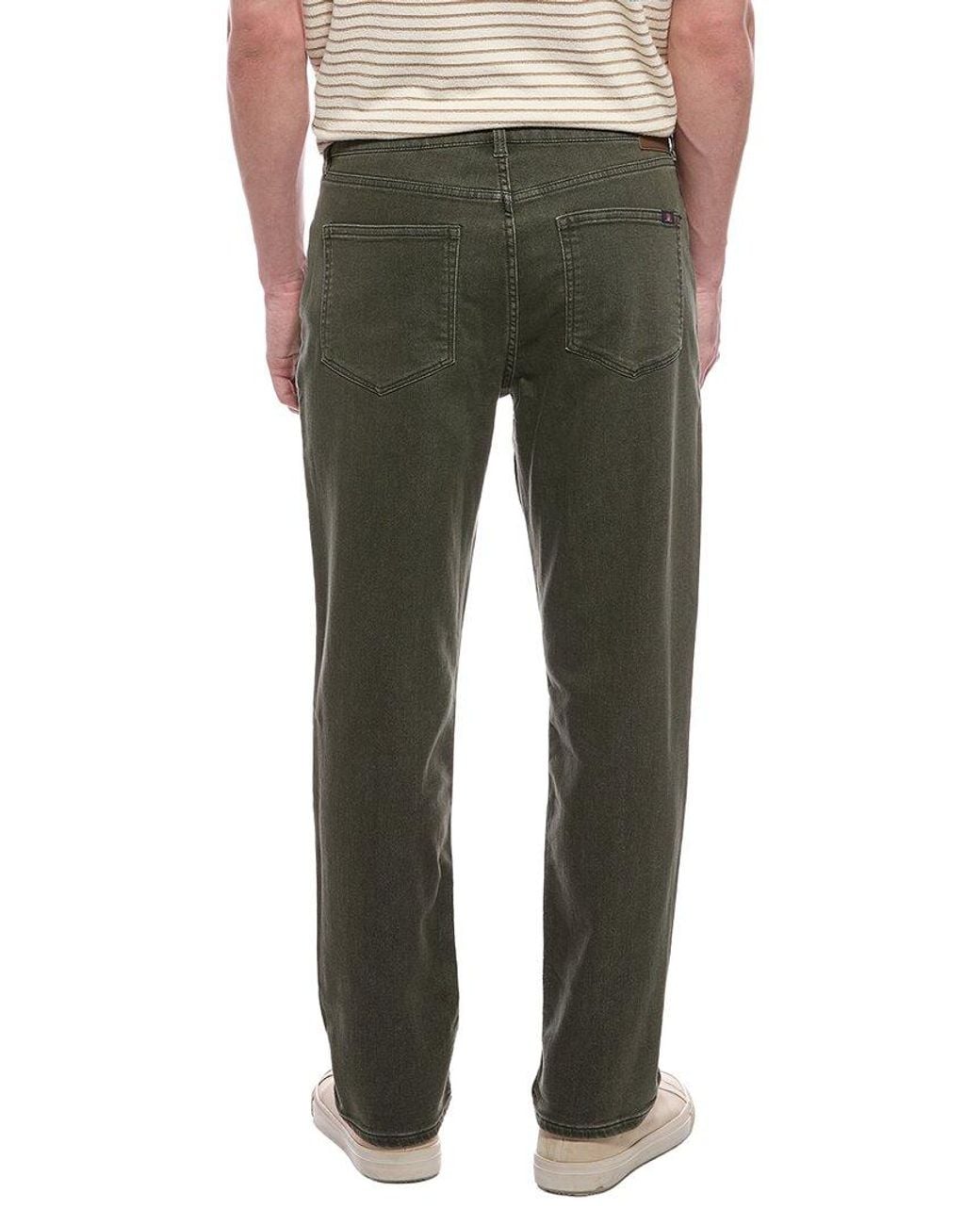 Faherty Brand Green Stretch Terry Pant for men