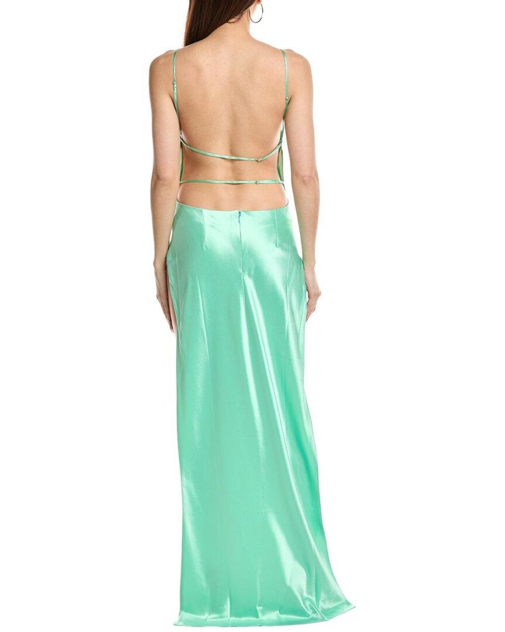 retroféte Green Nyssa Maxi Dress