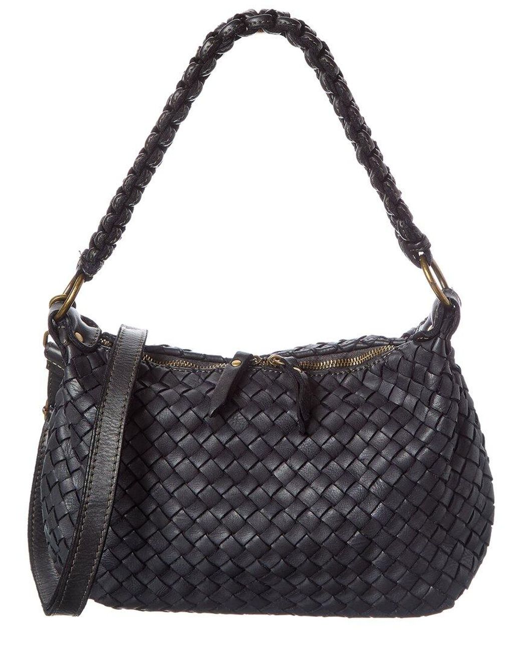 Isabella Rossetti Black Noemi Leather Handbag