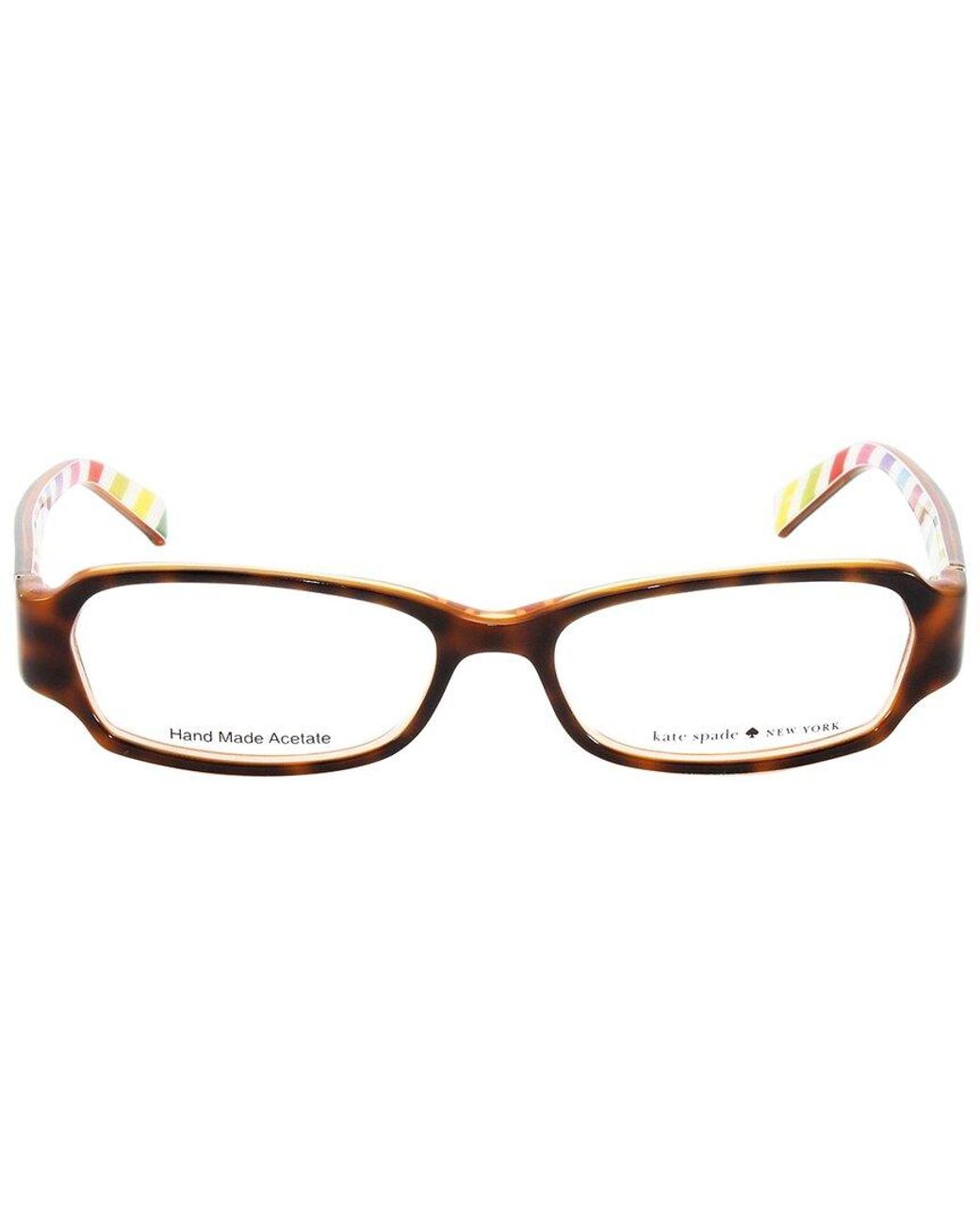 Kate Spade White Gene 51Mm Optical Frames