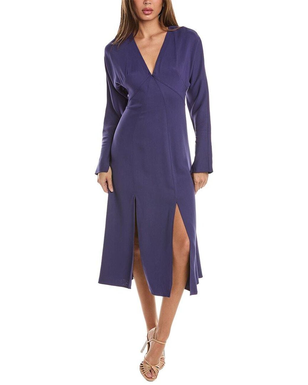 Equipment Blue Nava Dress