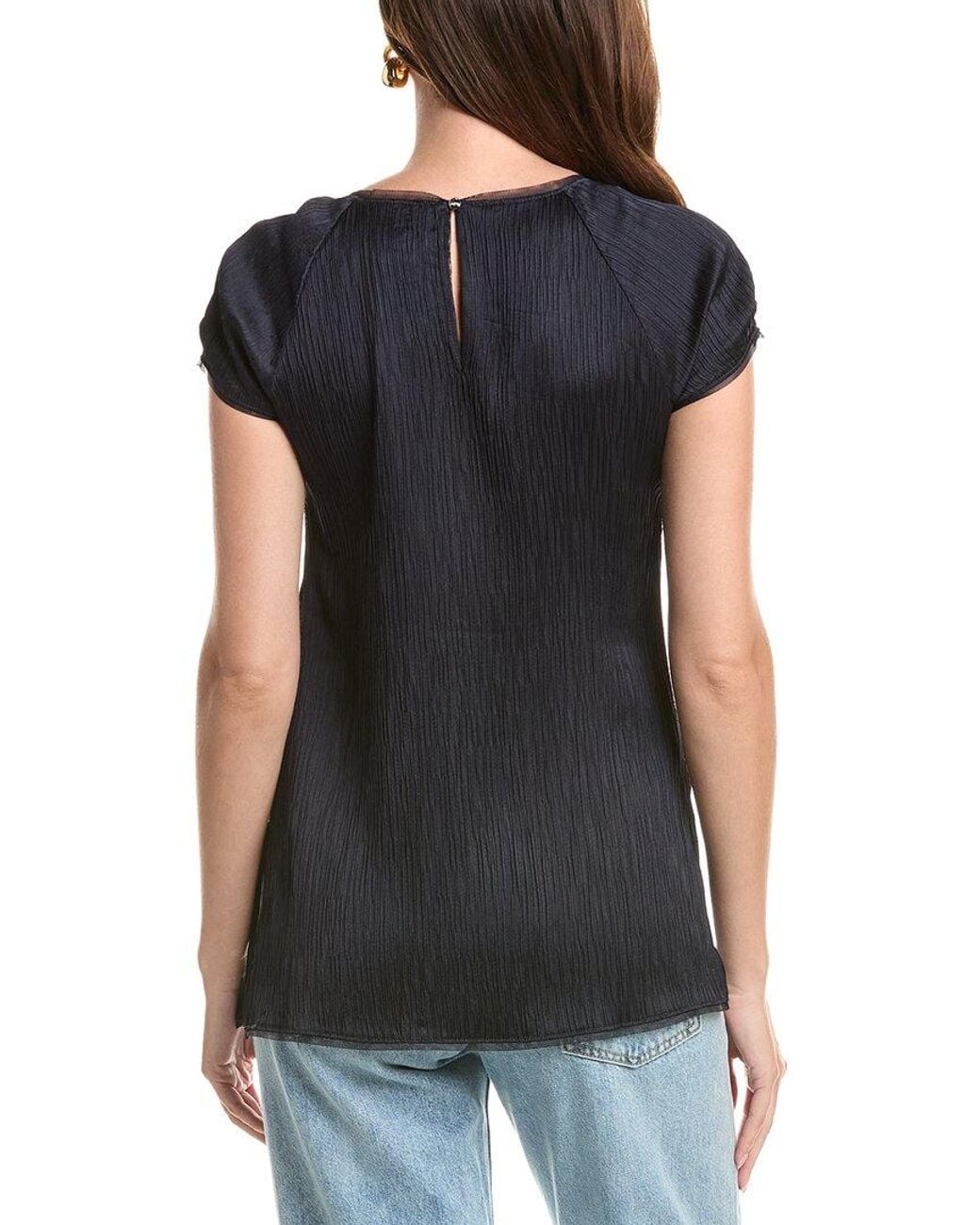 Johnny Was Black Petite Maritza Tunic