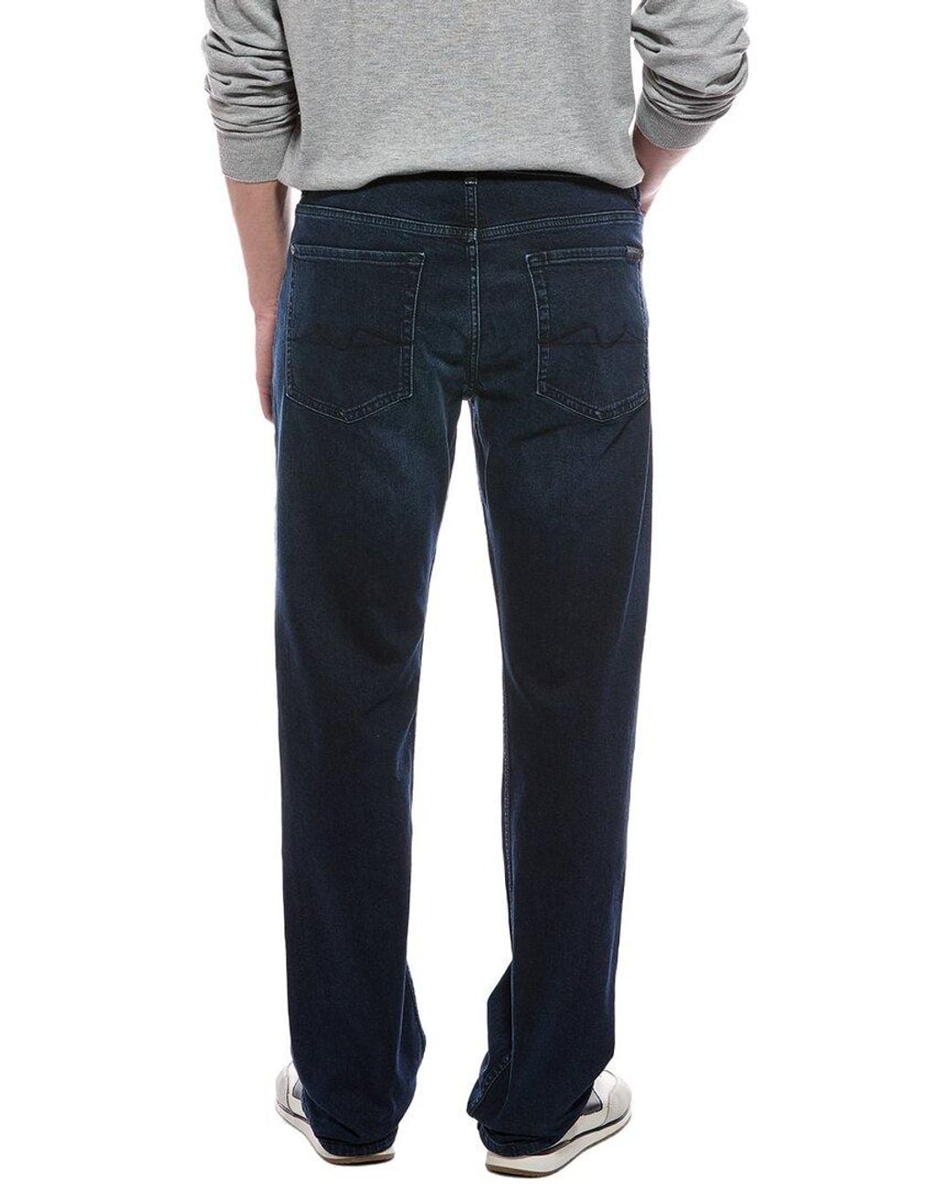 7 For All Mankind Blue Austyn Parallel Bootcut Jean for men