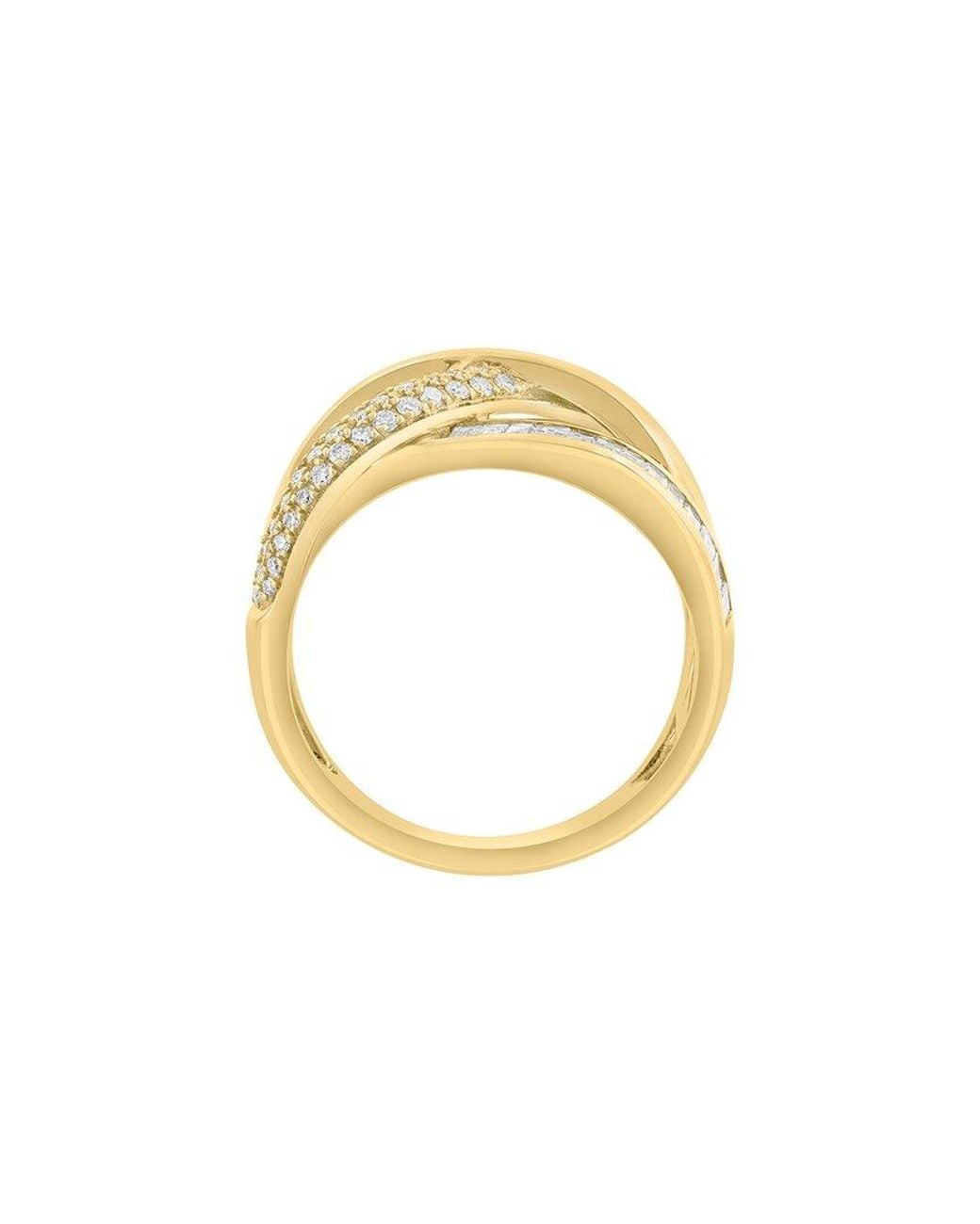 Effy Fine Jewelry Metallic 14K 0.92 Ct. Tw. Diamond Ring