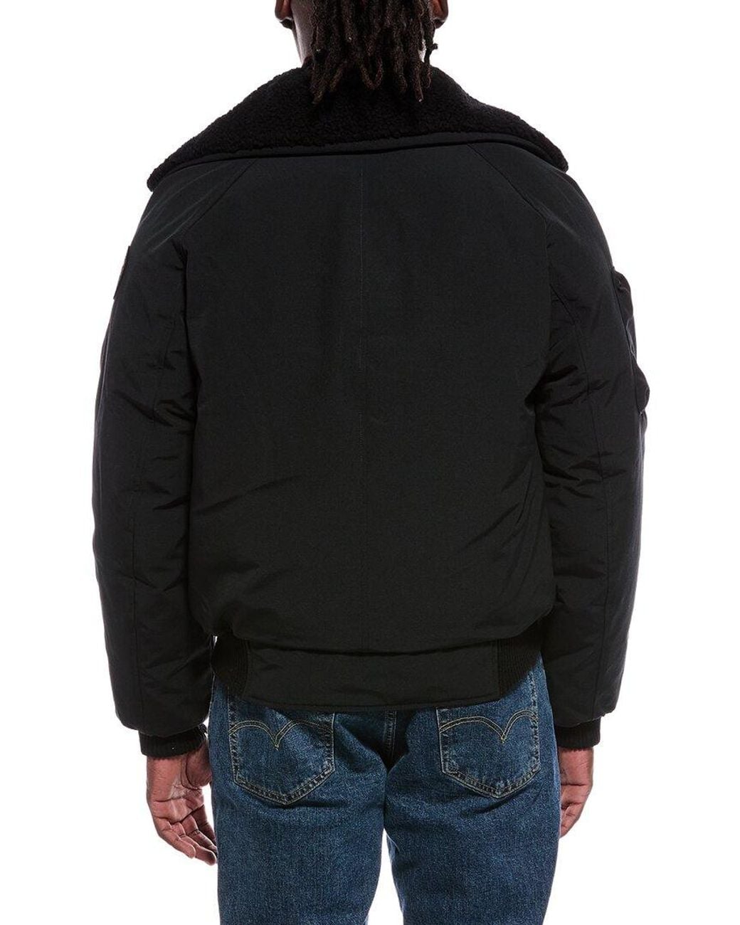 Canada Goose Black Chilliwack Aviator Down Bomber Jacket for men