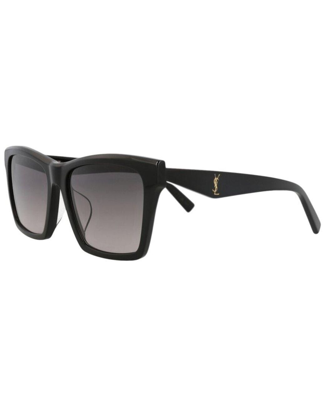 Saint Laurent Brown 58Mm Sunglasses
