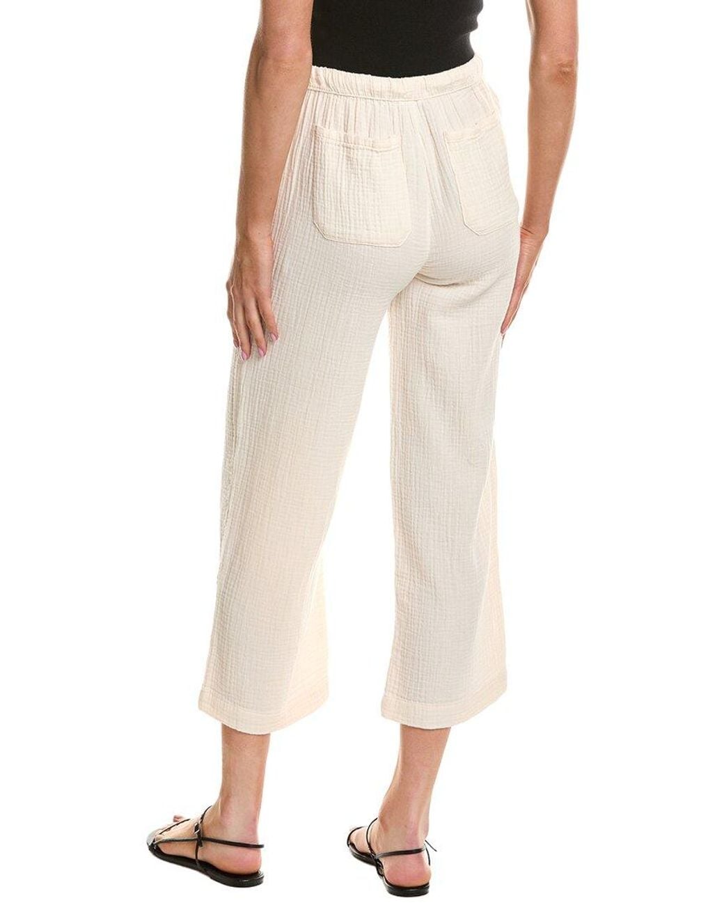Splendid Natural Gauze Crop Pant