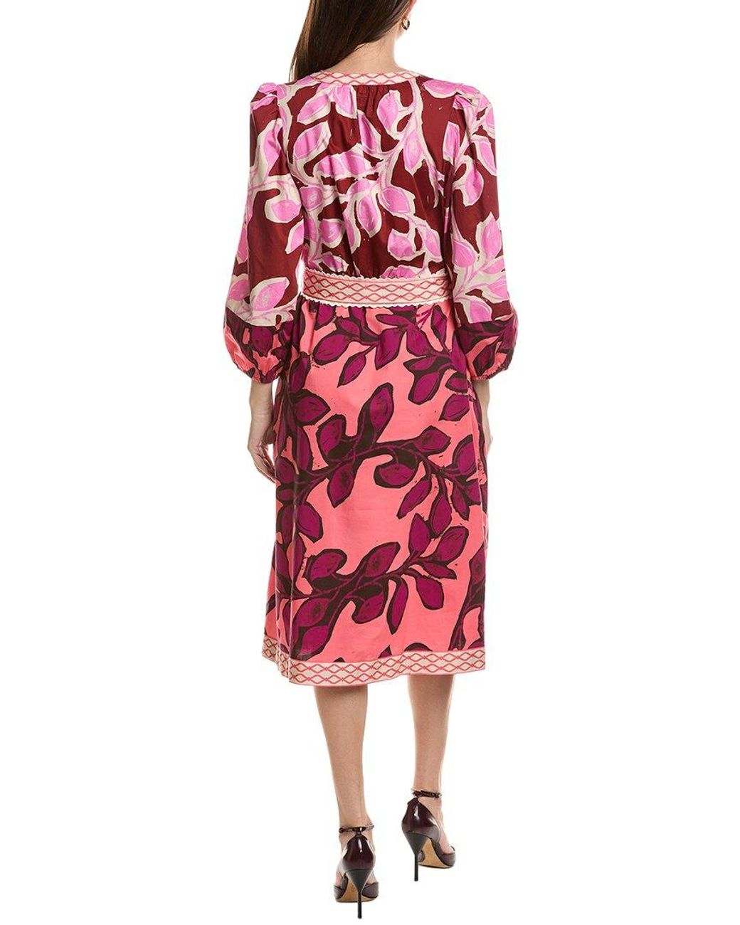 tyler boe Red Kelsey Print Dress