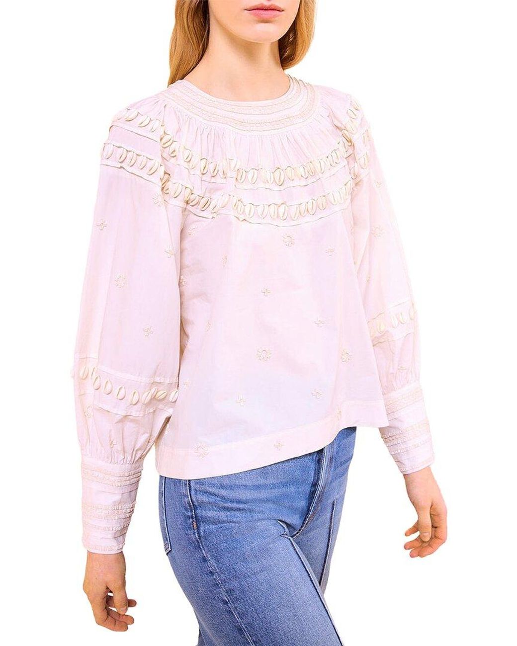Ulla Johnson White Tana Blouse