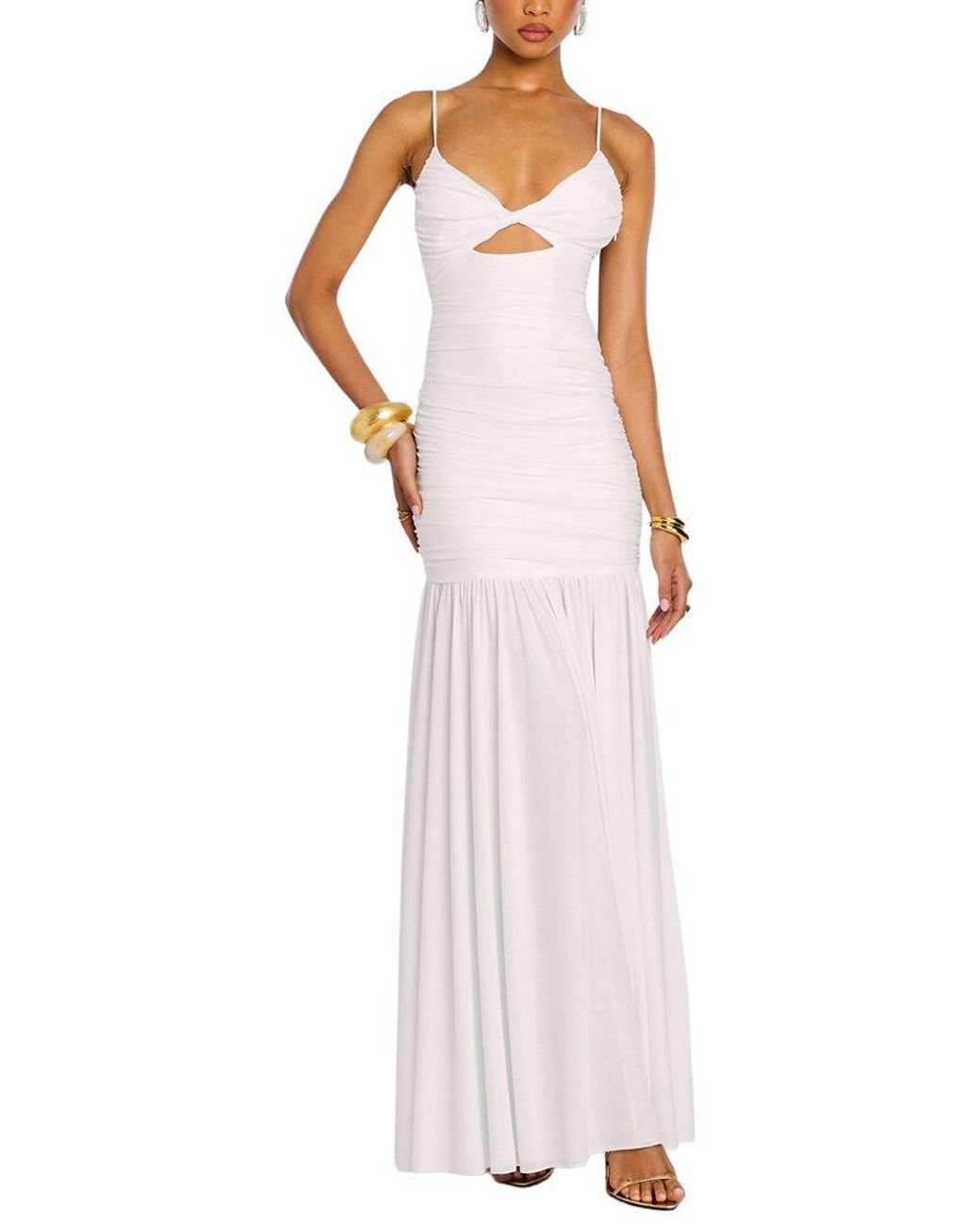 retroféte White Bristol Maxi Dress