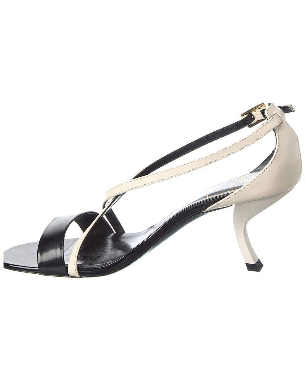 Roger Vivier Metallic Leather Sandal