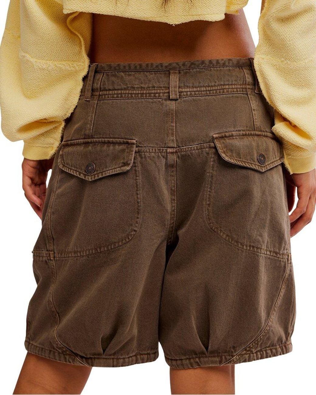 Free People Brown Wild Rebel Short