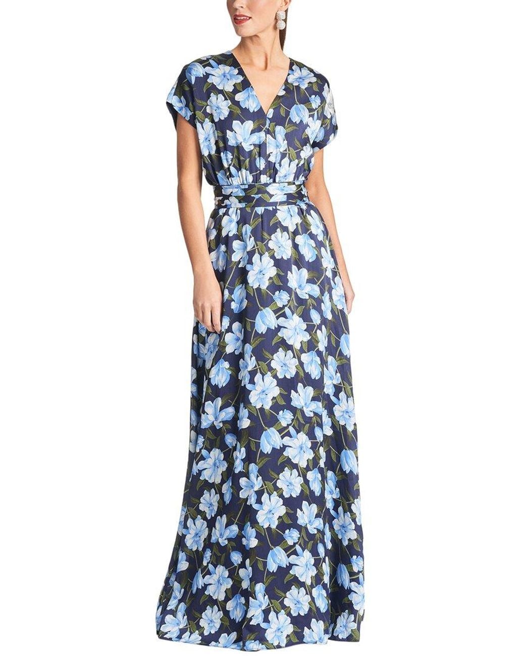 Sachin & Babi Blue Leah Gown