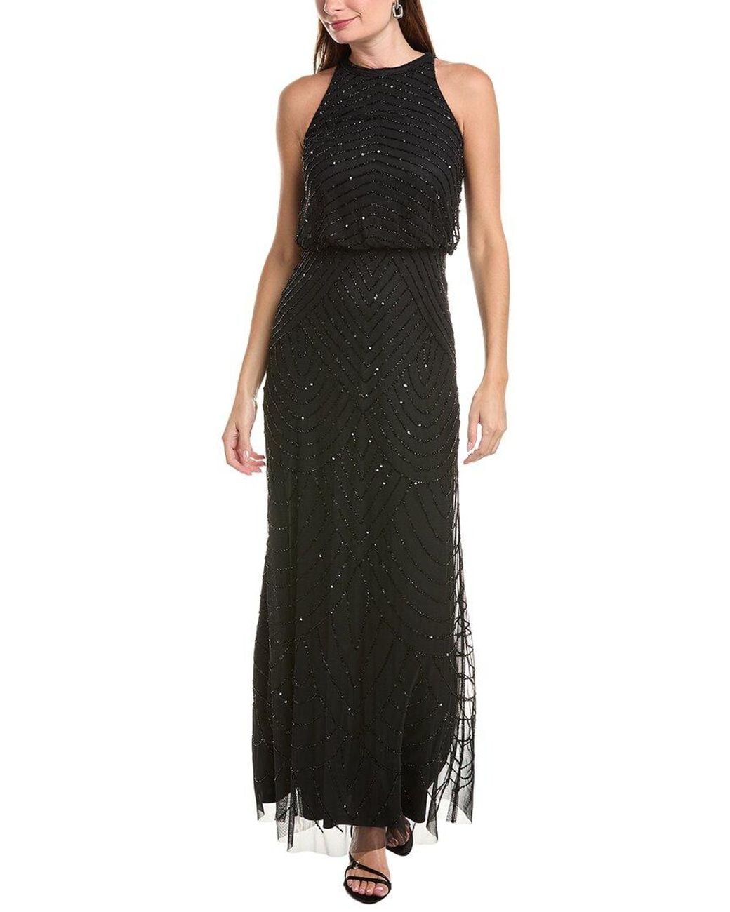 Adrianna Papell Black Gown