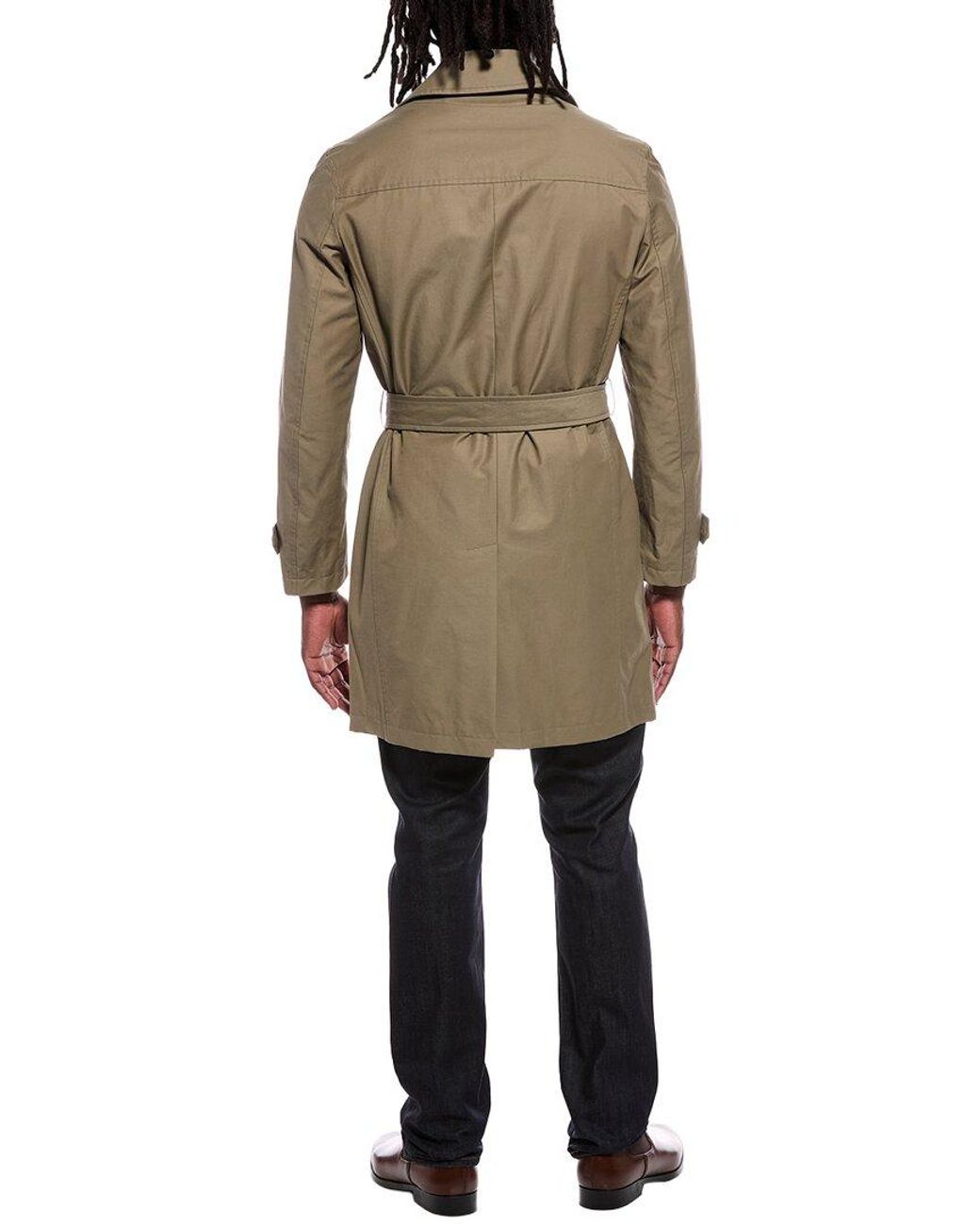 Canali Natural Trench Coat for men