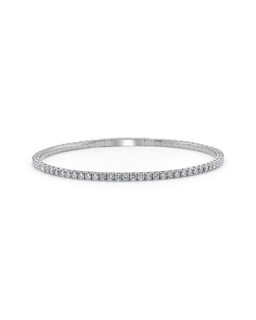 Sabrina Designs Multicolor 14K 2.59 Ct. Tw. Diamond Flexible Bangle Bracelet