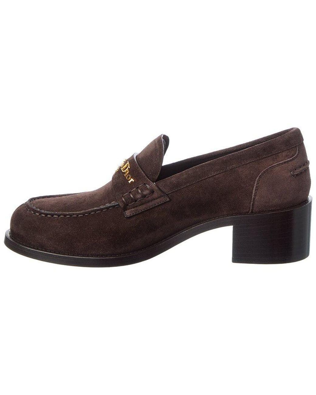 Dior Brown Boy Suede Loafer