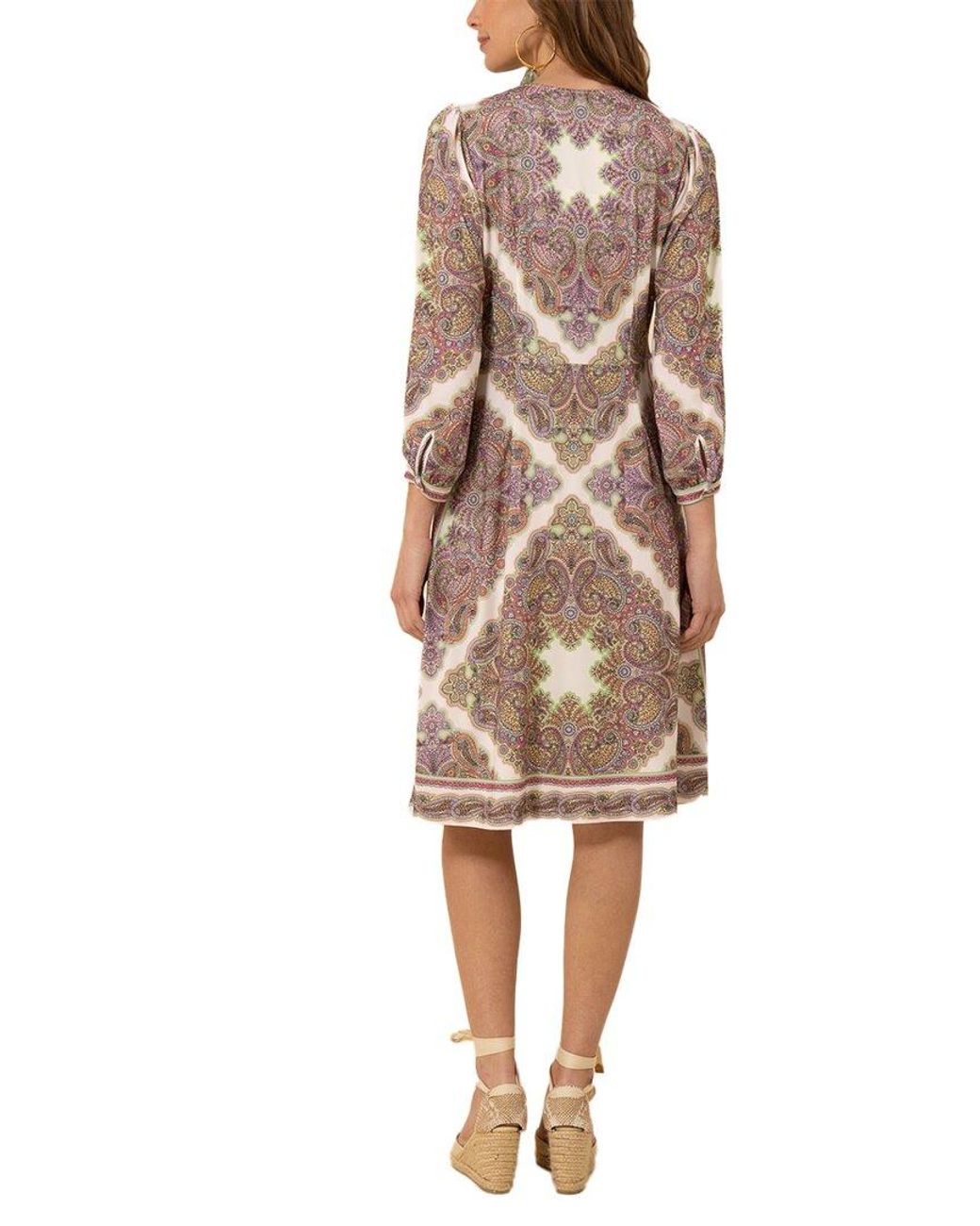 Hale Bob Natural Zariyah Midi Dress