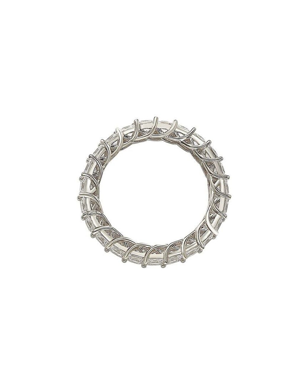 Suzy Levian CZ Jewelry White Suzy Levian Cz Eternity Ring
