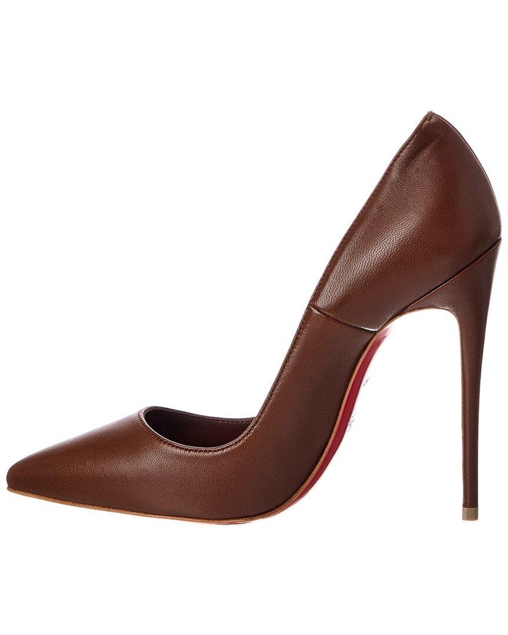 Christian Louboutin Brown So Kate 120 Leather Pump
