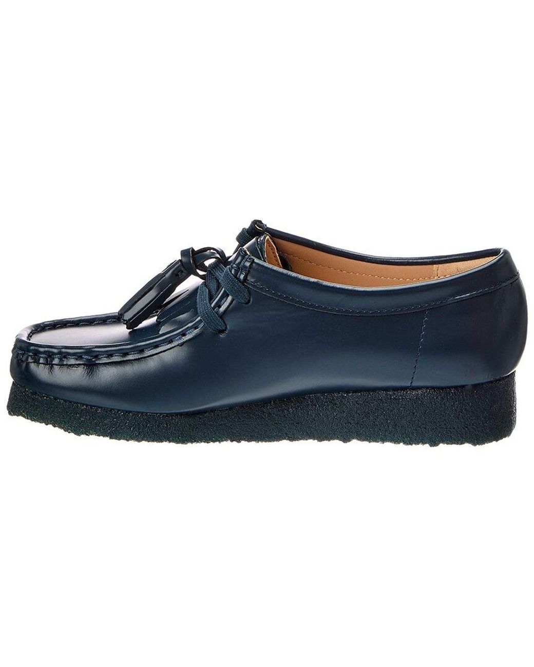 Clarks Blue Wallabee Leather Moccasin