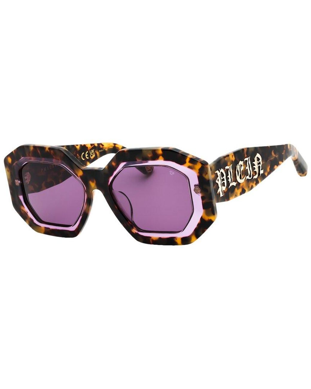 Philipp Plein Purple Spp098M 53Mm Sunglasses
