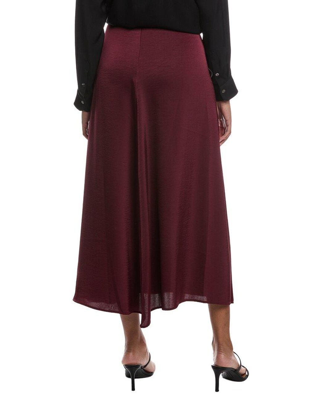 Z Supply Red Northpointe Midi Skirt