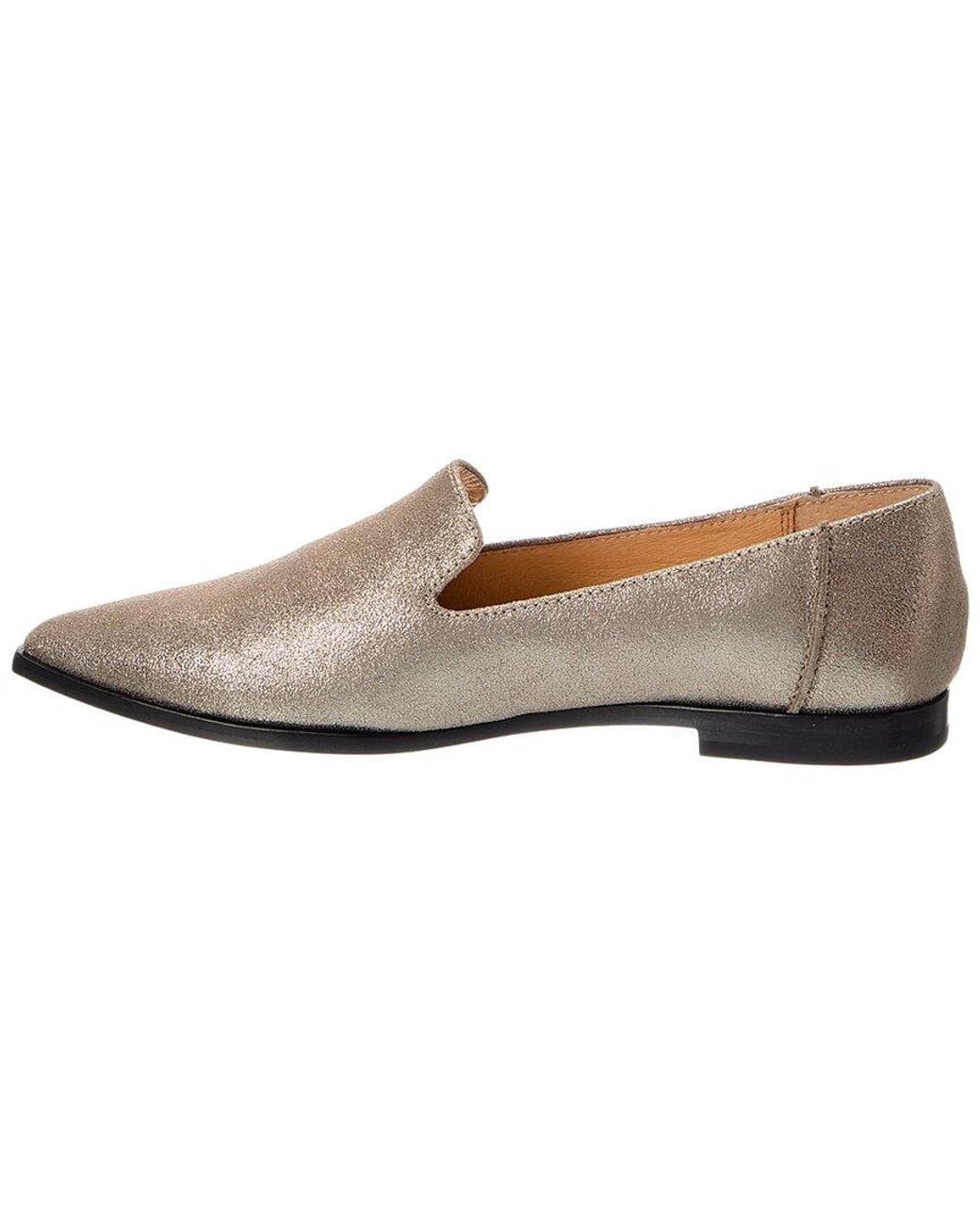 Frye White Kenzie Venetian Leather Loafer