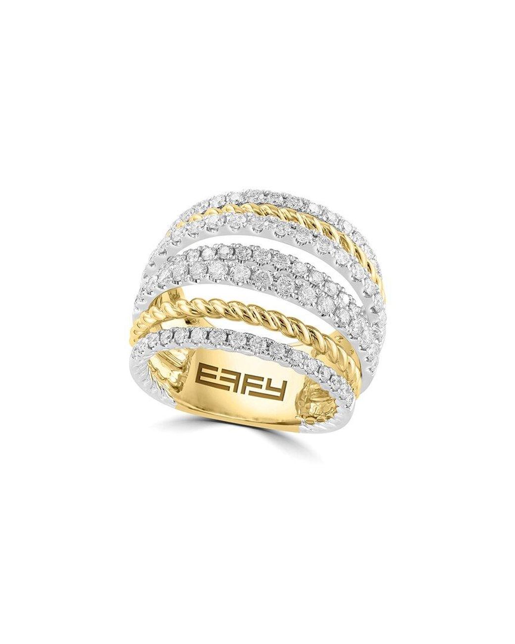 Effy Fine Jewelry White 14K 1.50 Ct. Tw. Lab-Grown Diamond Ring