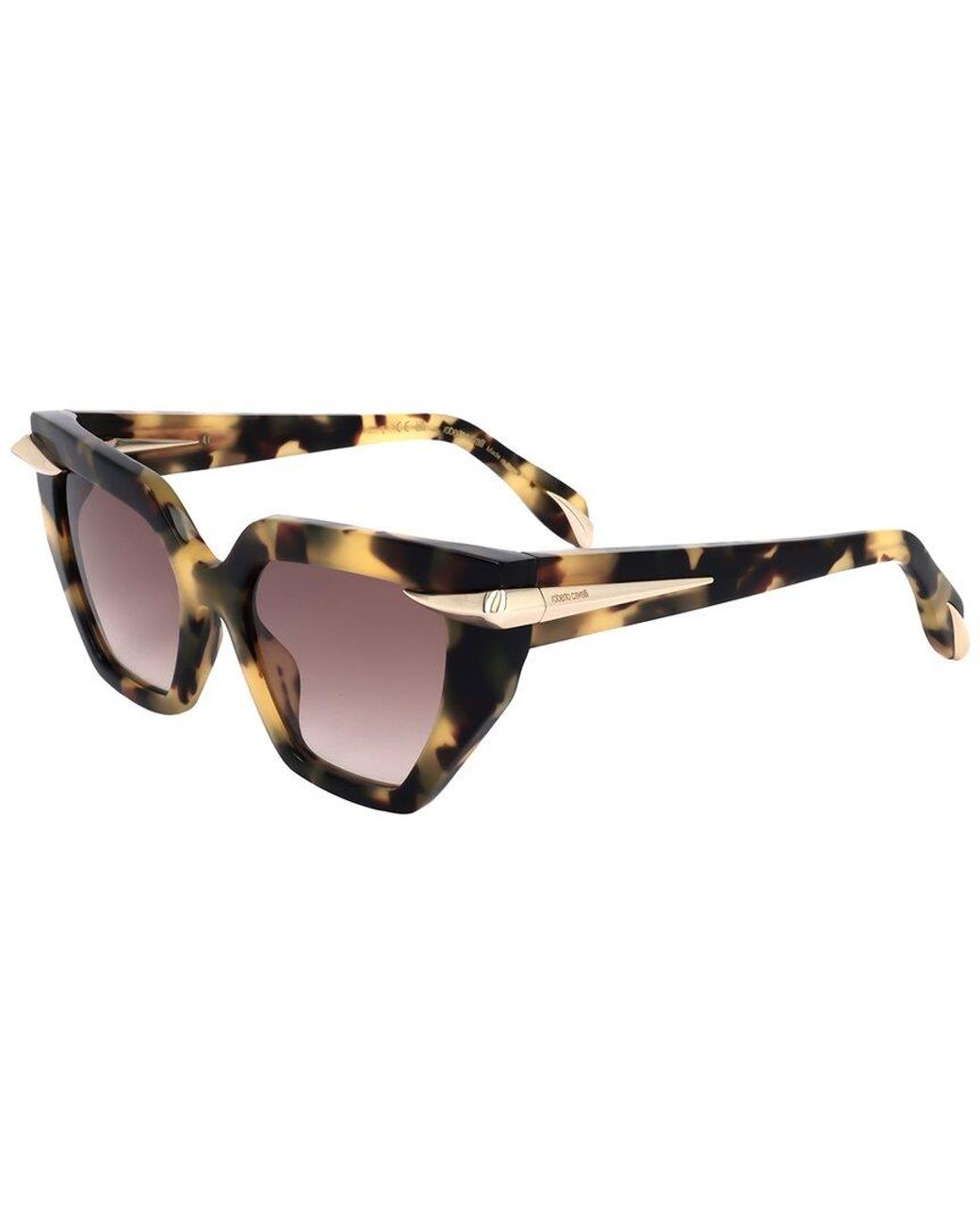 Roberto Cavalli Brown 54Mm Sunglasses