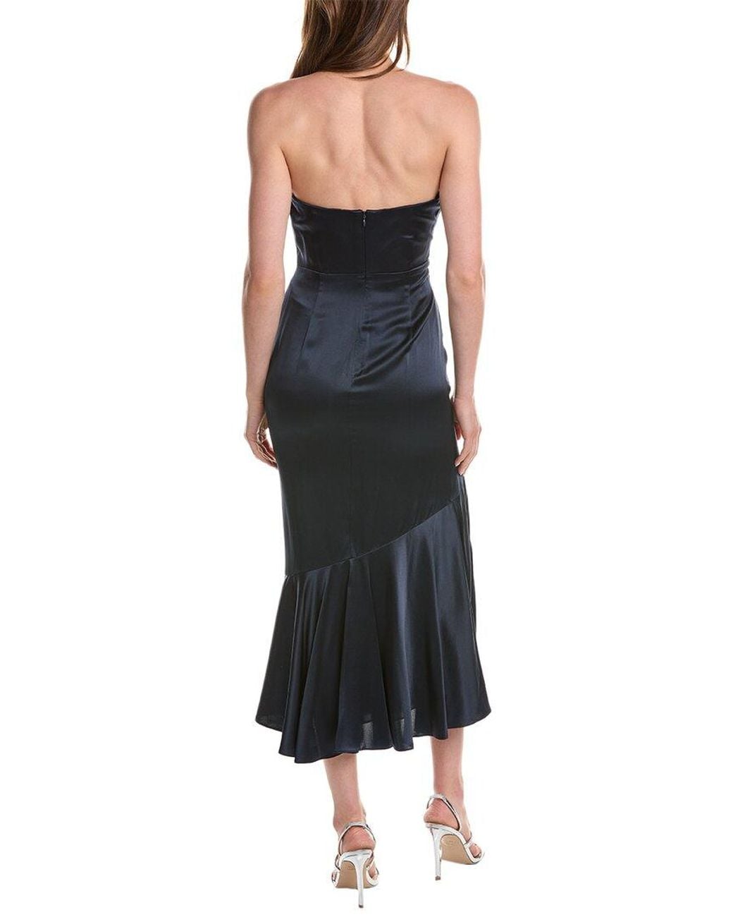 Cinq À Sept Black Valmore Midi Dress