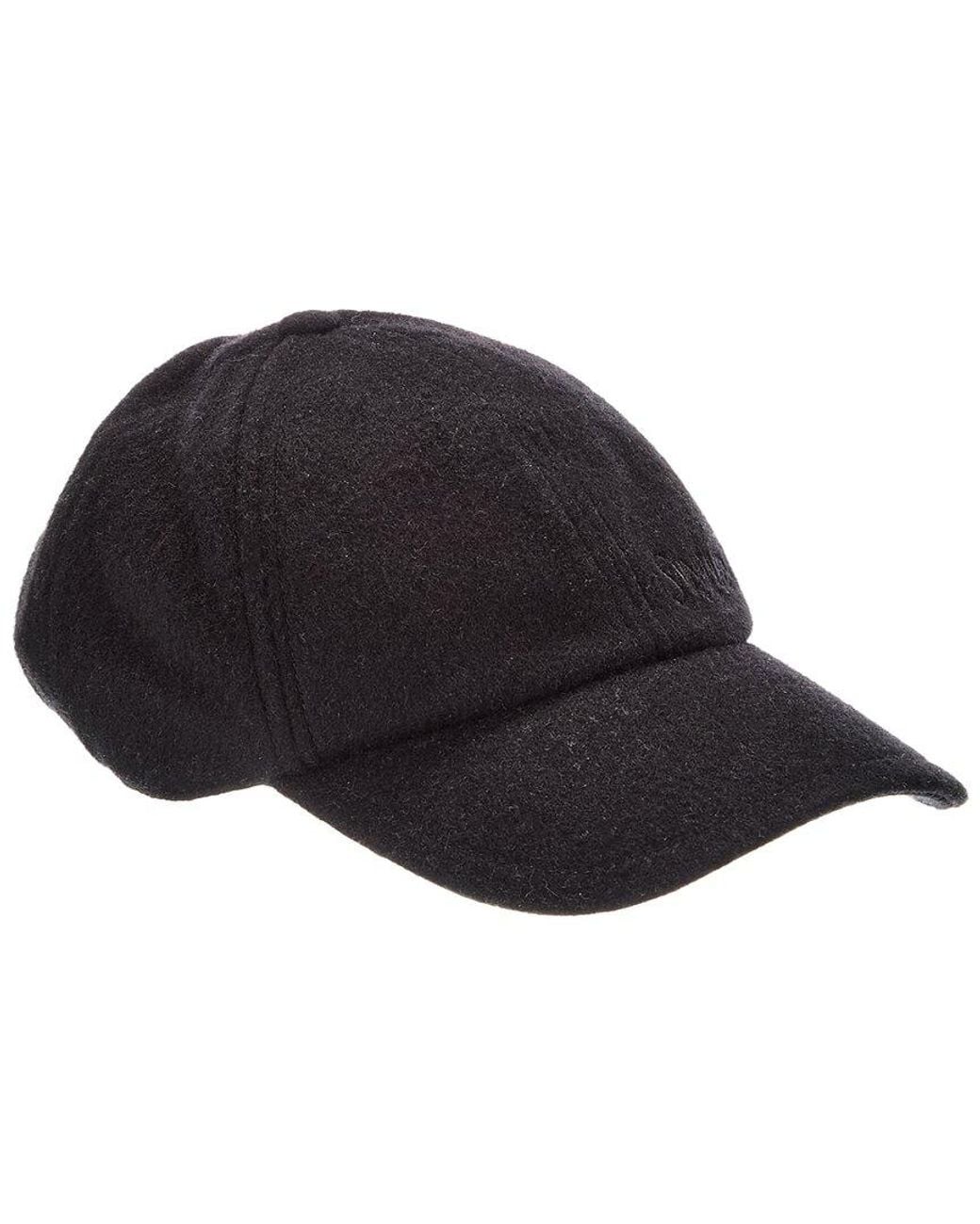 Saint Laurent Black Vintage Cashmere Cap