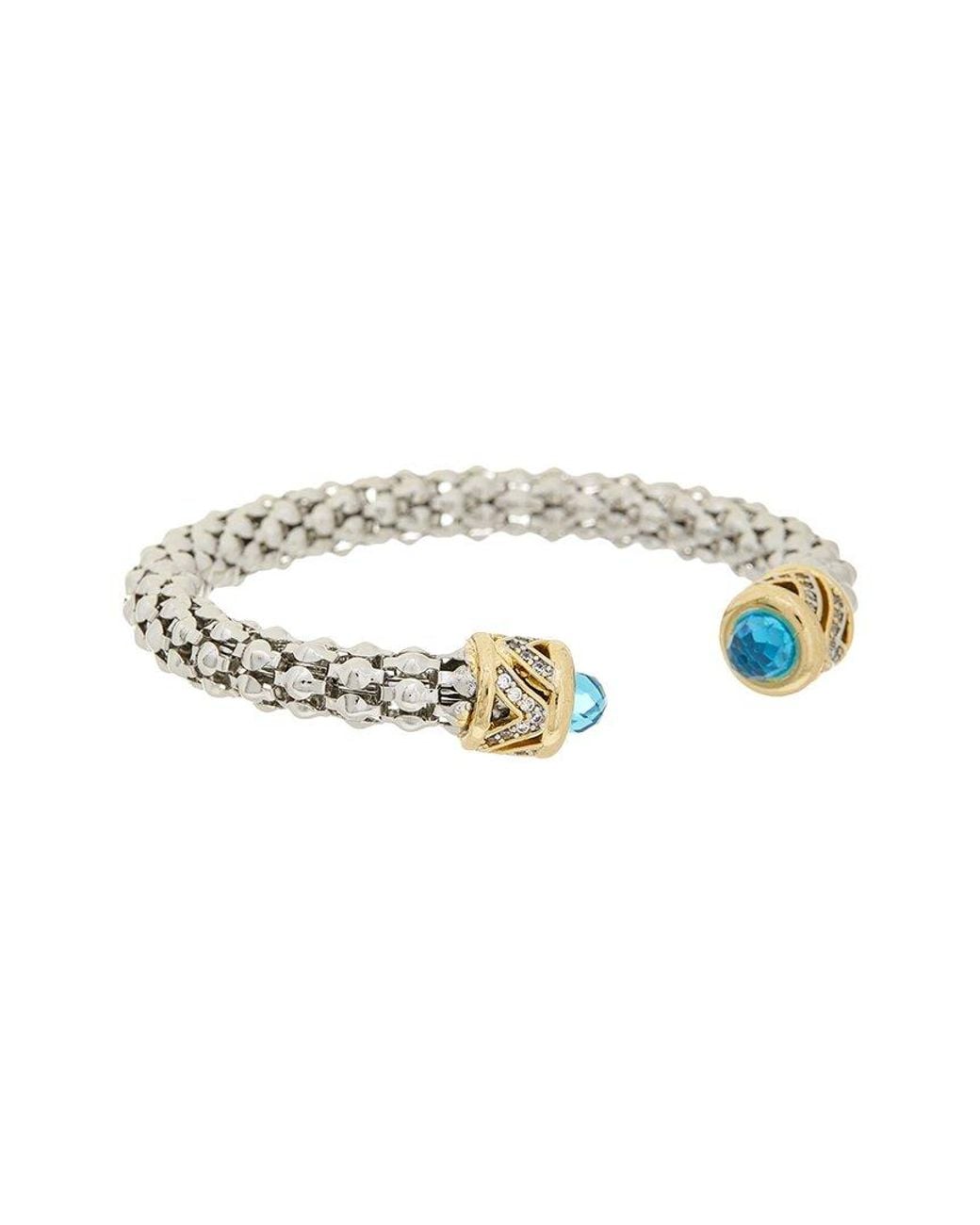 Juvell Metallic Plated Topaz Bracelet