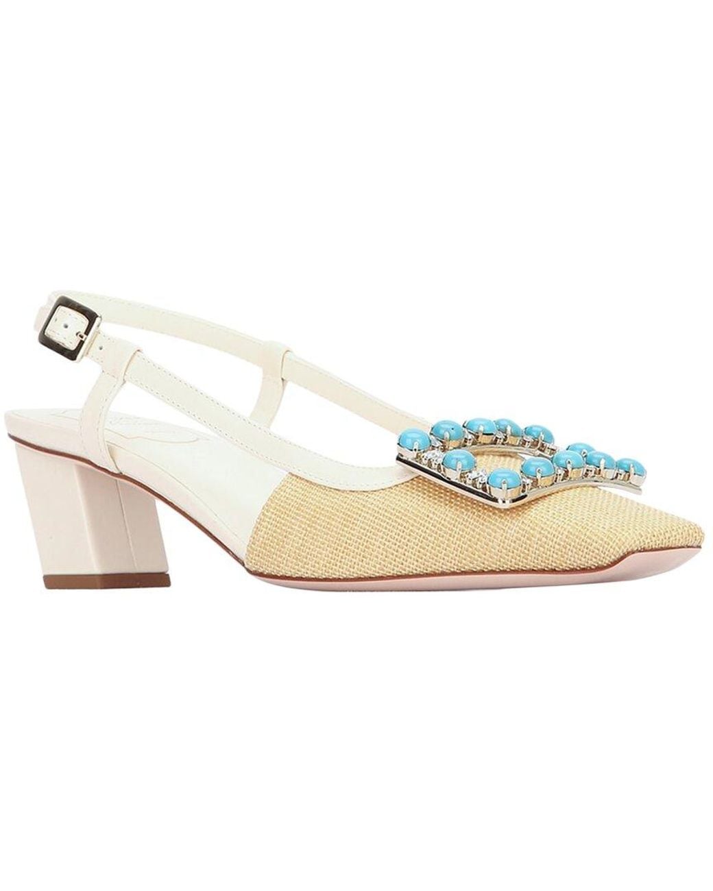 Roger Vivier Metallic Leather Sandal