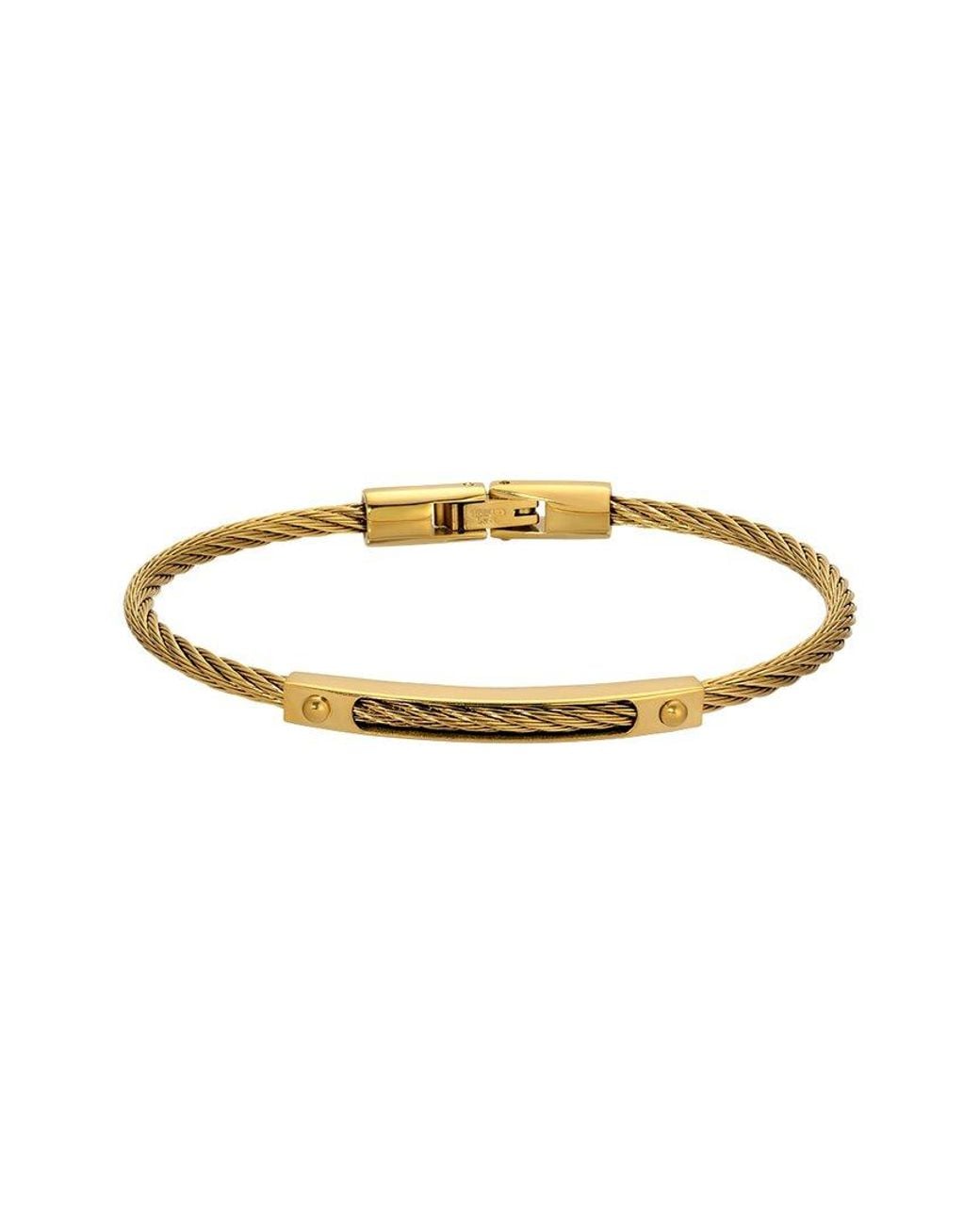 Eye Candy LA Metallic Charles Bangle Bracelet