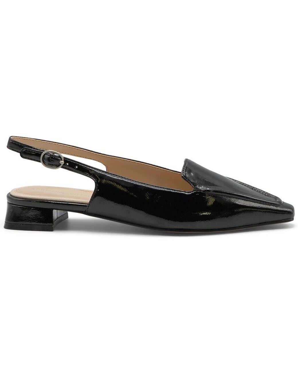 Adrienne Vittadini Black Rafi Patent Flat