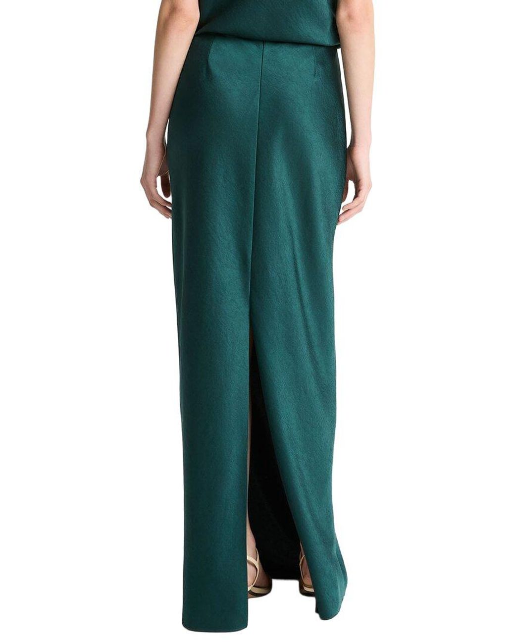 Vince Green Column Skirt