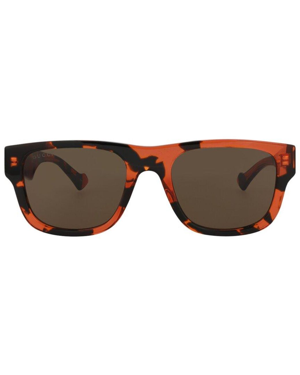 Gucci Brown 53Mm Sunglasses for men
