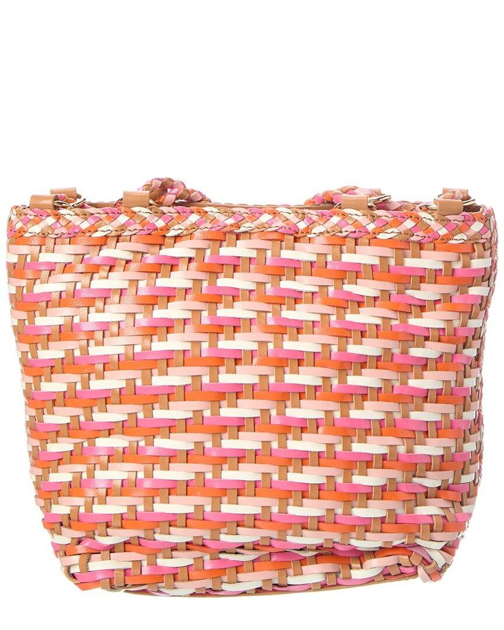 Rafe New York Pink Annick Leather Bucket Tote