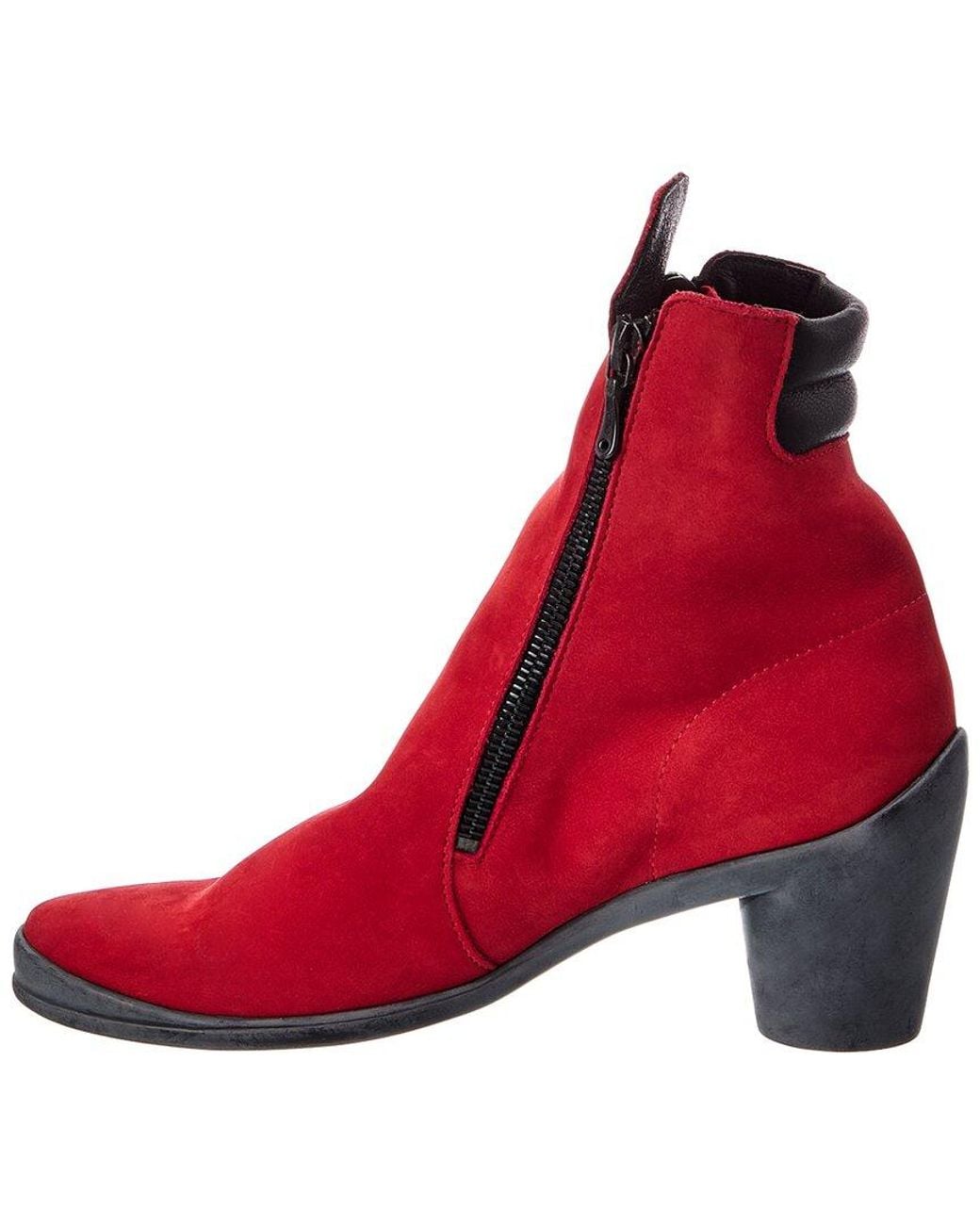 Arche Red Gasele Leather Boot