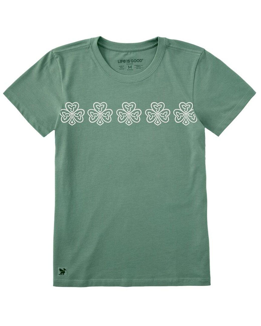 Life Is Good. Green Crusher T-Shirt