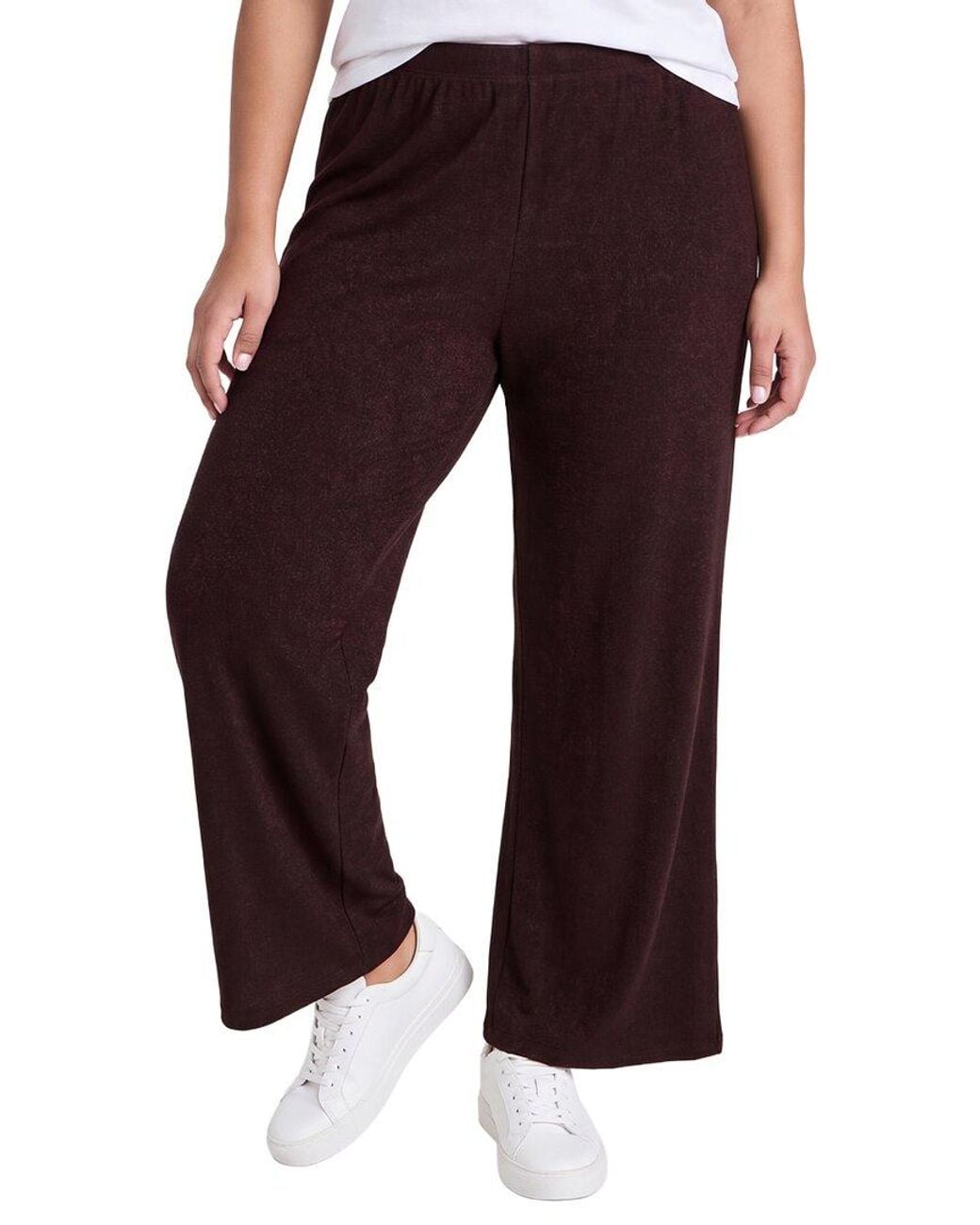 Johnny Was Red Plus Jenna Metallic Easy Pant