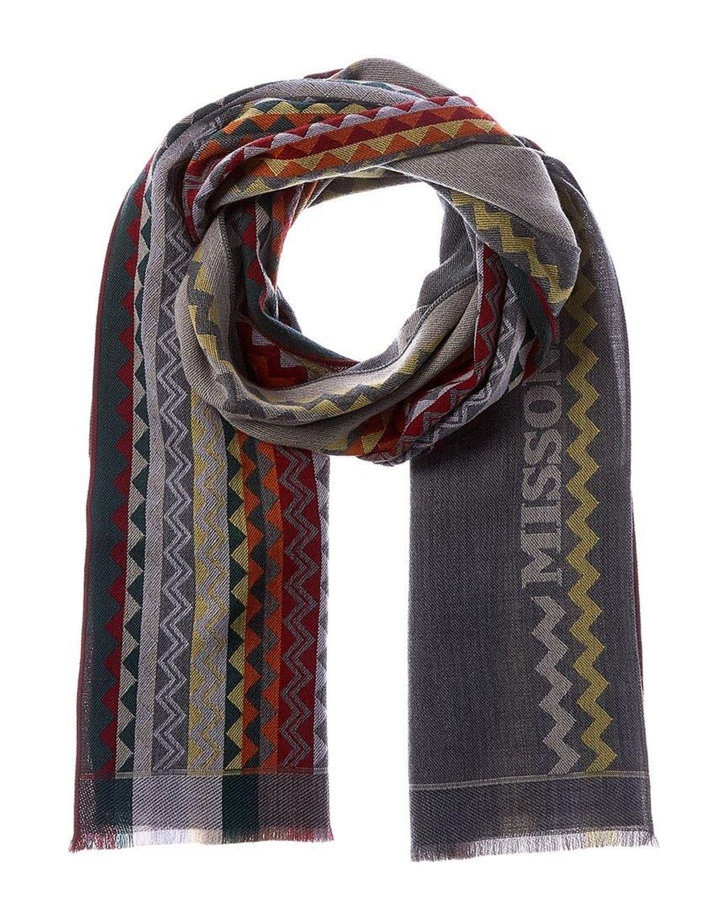 Missoni Black Wool Scarf