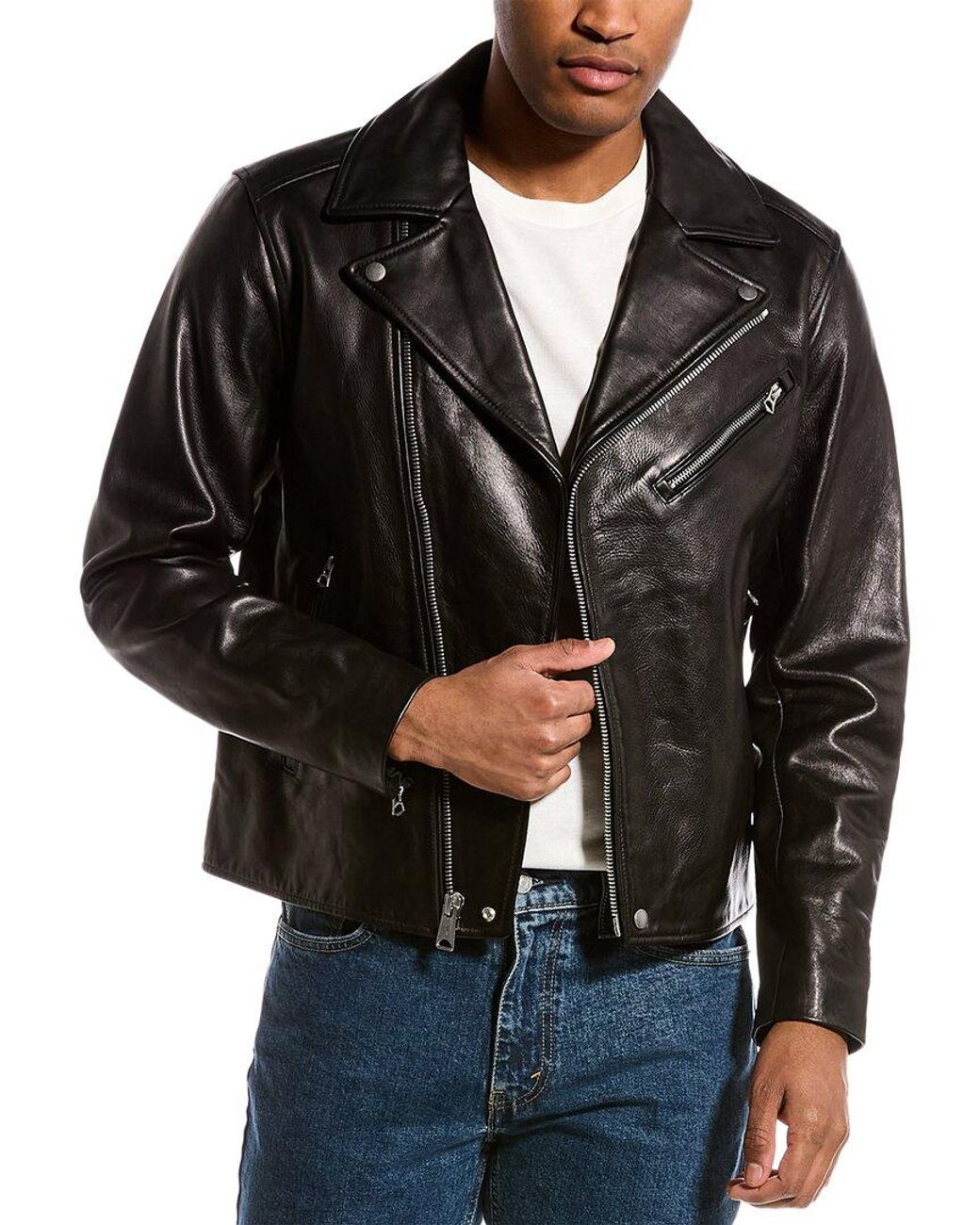 Rag & Bone Buzz Leather Jacket in Black for Men | Lyst