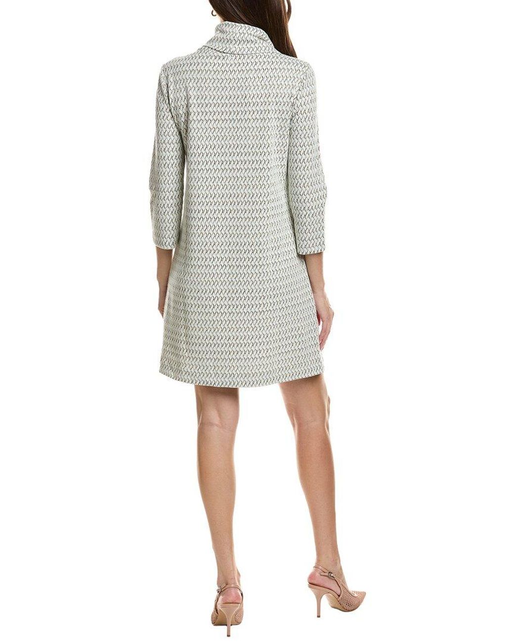tyler boe Gray Kim Knit Crosshatch Dress