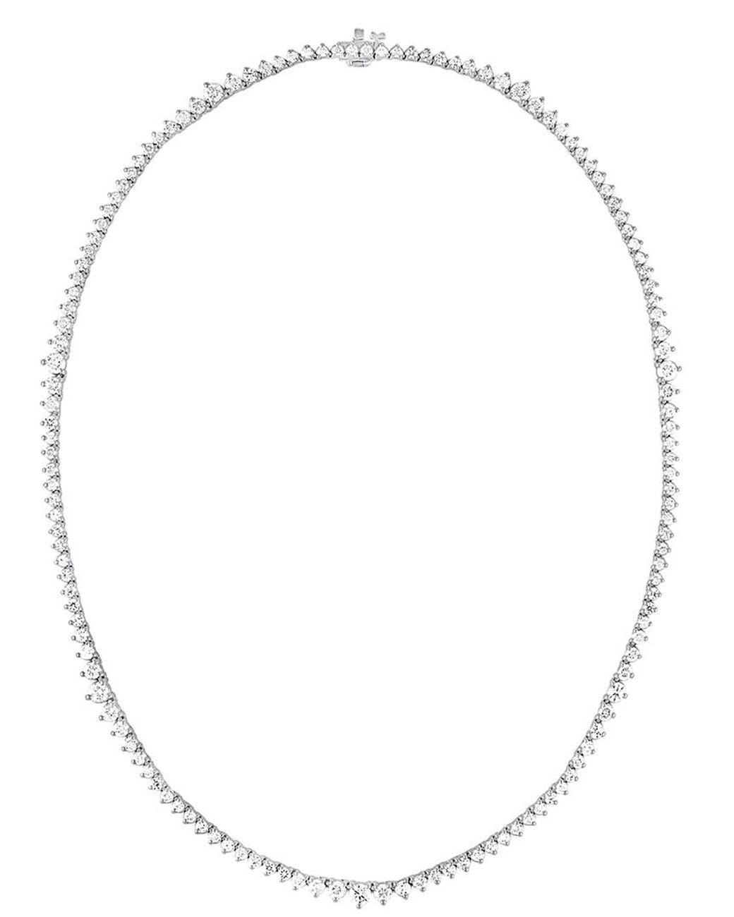 Diana M White Fine Jewelry 18k 15.50 Ct. Tw. Diamond Necklace