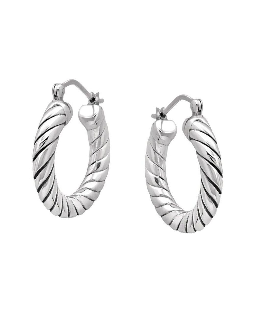 MaxColor Metallic Dangle Earrings