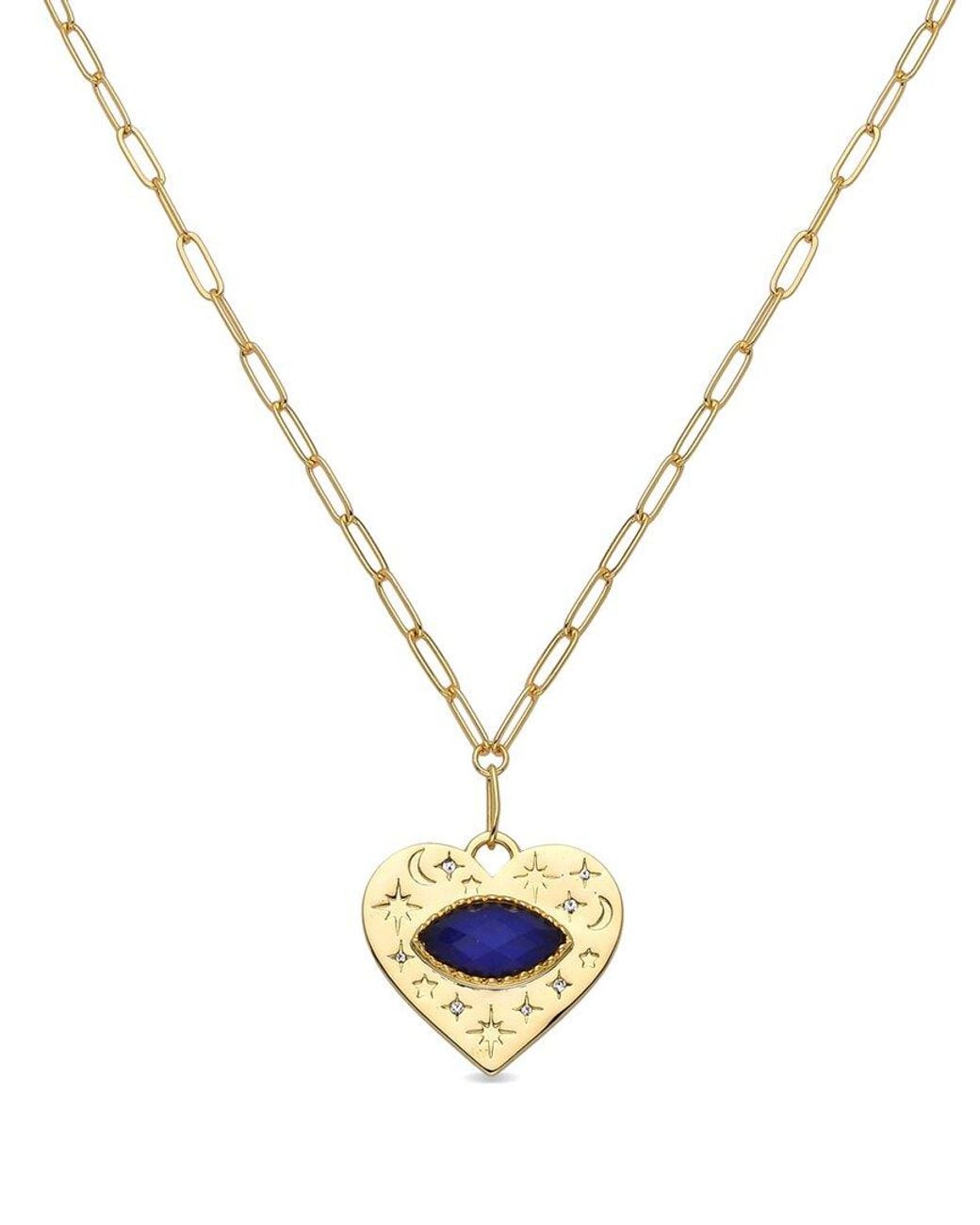 Eye Candy LA Metallic Pendant Necklace