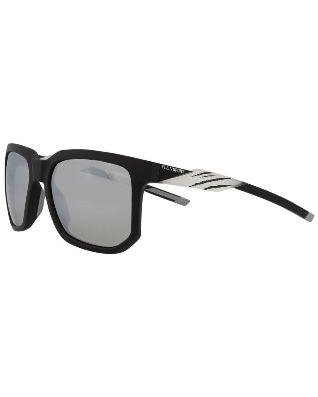 Philipp Plein Brown 56mm Polarized Sunglasses for men