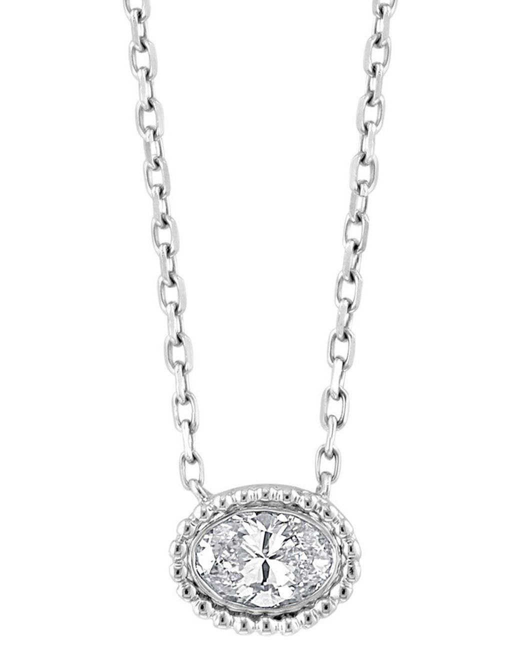 Effy Fine Jewelry White 14K 0.35 Ct. Tw. Diamond Necklace